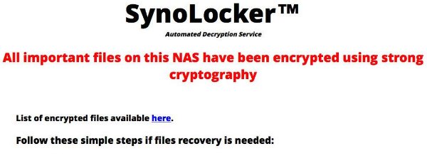 SynoLocker 2 SynoLocker 2